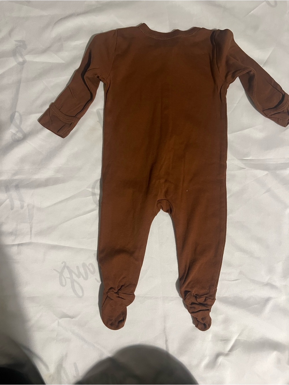 Set of Five Old Navy Baby Neutral and Printed Zip Up Footies Size 3-6 Months - Picture 13 of 15